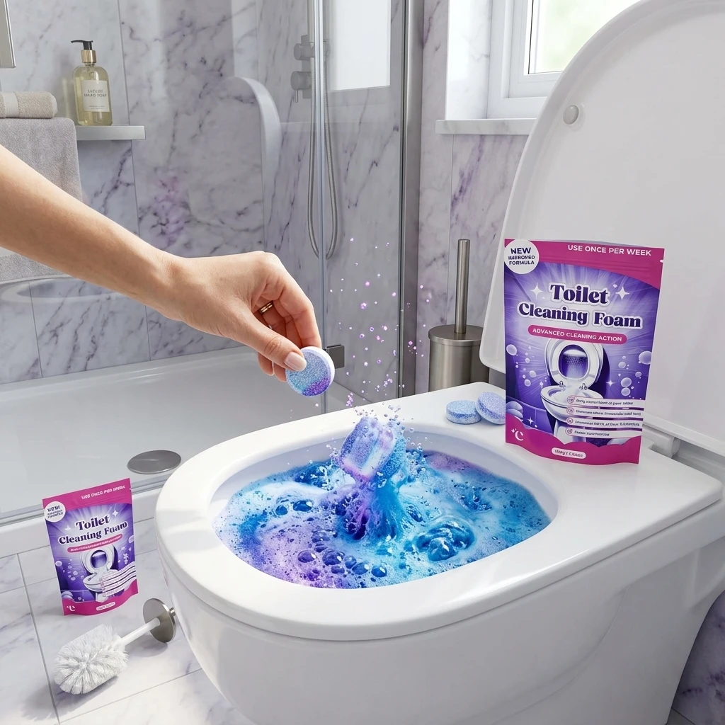 FizzClean Toilet Foam lifestyle photo